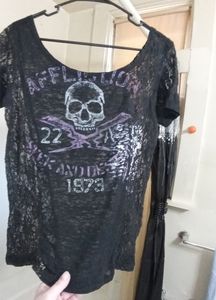 Lace Affliction Top. Size LG